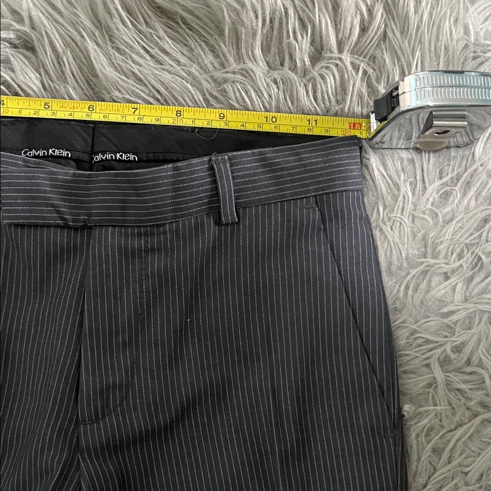 Calvin Klein Charcoal Pinstripe Suit - Picture 2 of 9